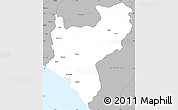 Gray Simple Map of Timbo No. 5A