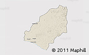 Shaded Relief 3D Map of Sinoe River Sobo, cropped outside