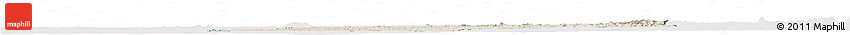 Shaded Relief Horizon Map of Sinoe River Sobo, cropped outside