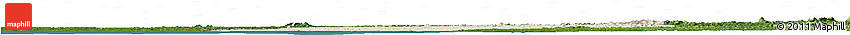 Shaded Relief Horizon Map of Sinoe River Sobo, satellite outside