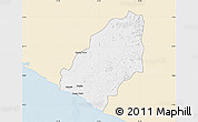 Classic Style Map of Sinoe River Sobo, single color outside