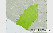 Physical Map of Sinoe River Sobo, lighten, semi-desaturated