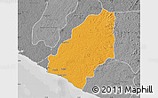 Political Map of Sinoe River Sobo, desaturated