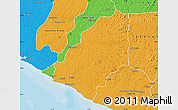 Political Map of Sinoe River Sobo