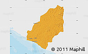 Political Map of Sinoe River Sobo, single color outside