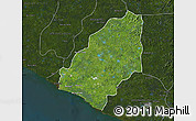 Satellite Map of Sinoe River Sobo, darken
