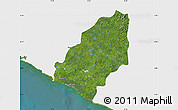 Satellite Map of Sinoe River Sobo, single color outside
