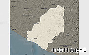 Shaded Relief Map of Sinoe River Sobo, darken