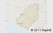 Shaded Relief Map of Sinoe River Sobo, lighten