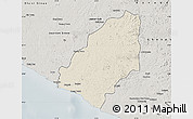 Shaded Relief Map of Sinoe River Sobo, semi-desaturated