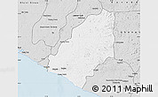 Silver Style Map of Sinoe River Sobo
