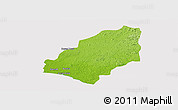 Physical Panoramic Map of Sinoe River Sobo, cropped outside