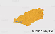 Political Panoramic Map of Sinoe River Sobo, cropped outside