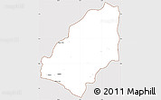 Classic Style Simple Map of Sinoe River Sobo, cropped outside
