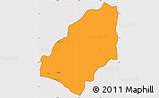 Political Simple Map of Sinoe River Sobo, cropped outside