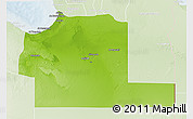 Physical 3D Map of Ajdabiya (Agedabia), lighten