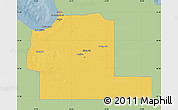 Savanna Style Map of Ajdabiya (Agedabia), single color outside