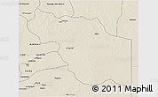 Shaded Relief 3D Map of Al Jufrah