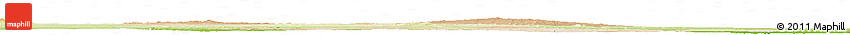 Satellite Horizon Map of Al Jufrah, physical outside