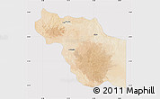 Satellite Map of Al Jufrah, cropped outside