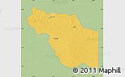 Savanna Style Map of Al Jufrah, single color outside