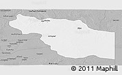Gray Panoramic Map of Al Jufrah