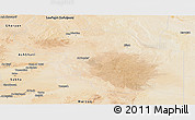 Satellite Panoramic Map of Al Jufrah
