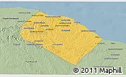 Savanna Style 3D Map of Al Khoms