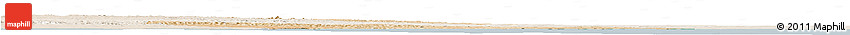 Satellite Horizon Map of Al Khoms, lighten