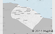 Gray Map of Al Khoms, single color outside