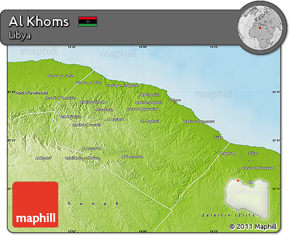 Physical Map of Al Khoms