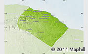 Physical Map of Al Khoms, lighten