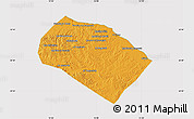 Political Map of Al Khoms, cropped outside