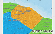 Political Map of Al Khoms