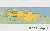 Savanna Style Panoramic Map of Al Khoms