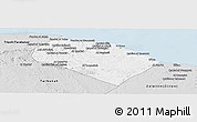 Silver Style Panoramic Map of Al Khoms