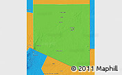 Political 3D Map of Al Kufrah