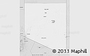 Silver Style 3D Map of Al Kufrah