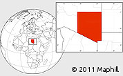 Blank Location Map of Al Kufrah