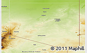 Physical Panoramic Map of Al Kufrah