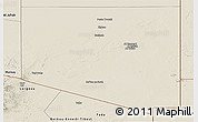 Shaded Relief Panoramic Map of Al Kufrah