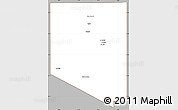 Gray Simple Map of Al Kufrah, cropped outside