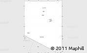 Silver Style Simple Map of Al Kufrah