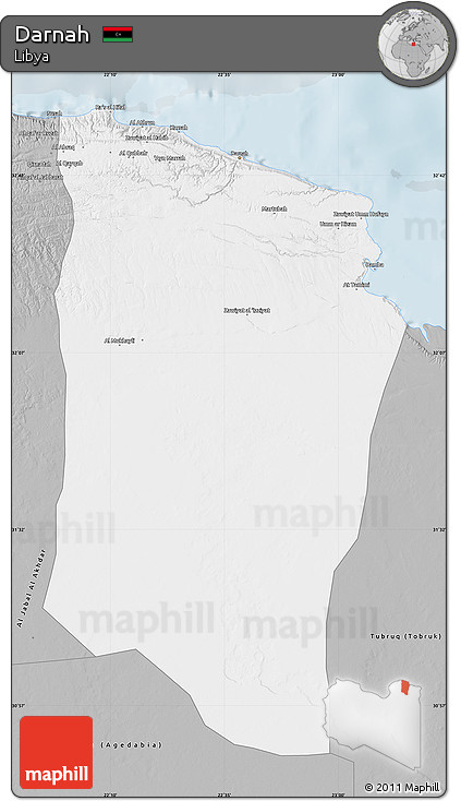 Gray Map of Darnah
