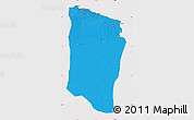 Political Map of Darnah, cropped outside