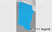 Political Map of Darnah, desaturated
