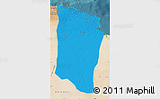 Political Map of Darnah, satellite outside