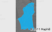 Political Map of Ghadamis, darken, desaturated