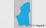 Political Map of Ghadamis, lighten, desaturated