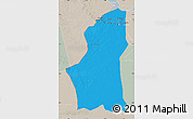 Political Map of Ghadamis, lighten, semi-desaturated